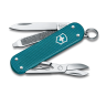 Нож-брелок Victorinox Classic SD Alox, бирюза Wild Jungle (0.6221.242G)